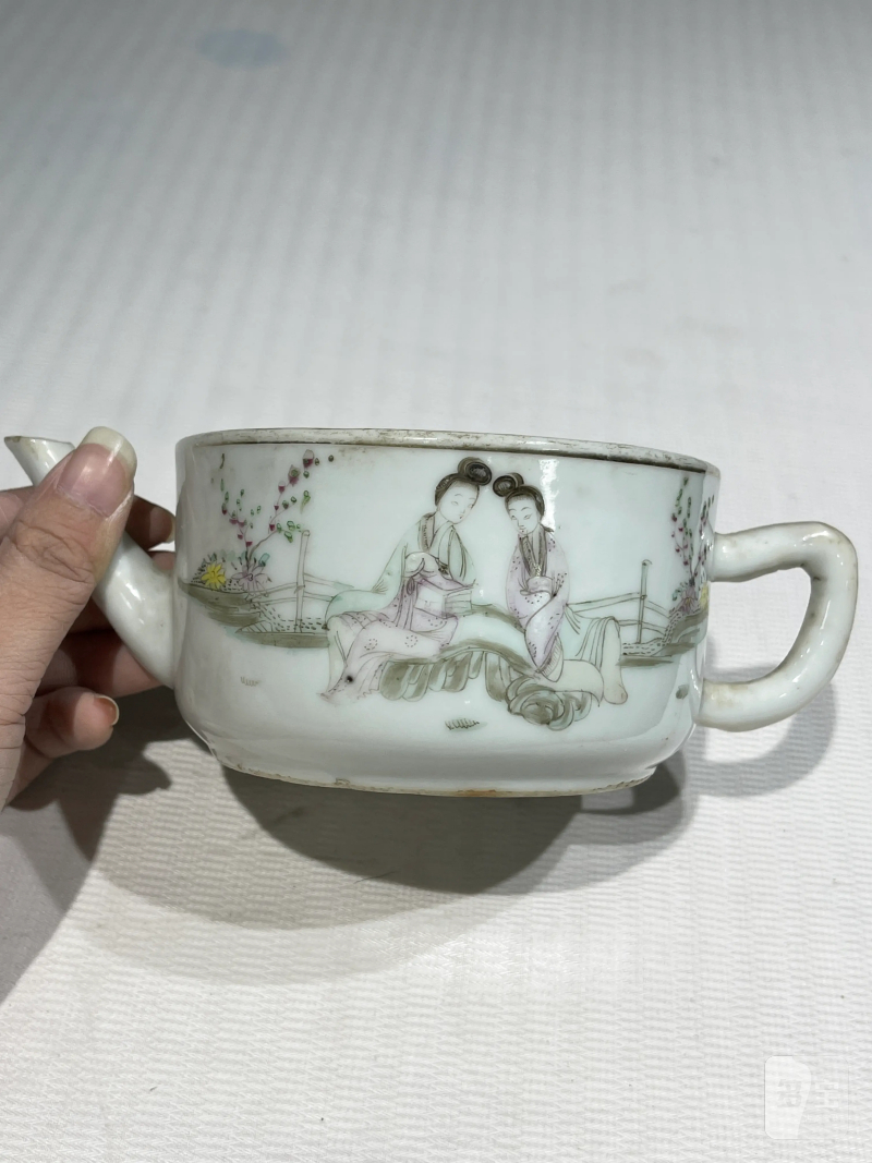 清代 粉彩茶壶一组十二件 - 图79